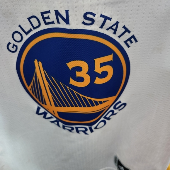 Kevin Durant Golden State Warriors Youth Adidas Jersey - Picture 3 of 11